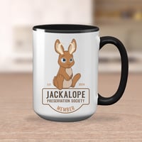 Image 3 of Jackalope Preservation Society 15 oz Mug
