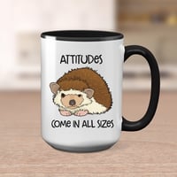 Image 5 of Hedgehog Attitude 15 oz Mug