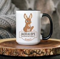 Image 4 of Jackalope Preservation Society 15 oz Mug