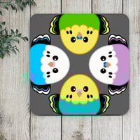 Image 2 of Four Budgie Borbs Table Coaster