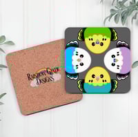 Image 4 of Four Budgie Borbs Table Coaster