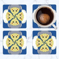 Image 8 of Four Cockatiel Borbs Table Coaster