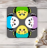 Image 5 of Four Budgie Borbs Table Coaster