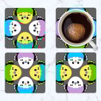 Image 7 of Four Budgie Borbs Table Coaster
