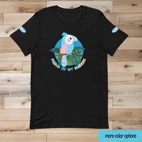 Image 1 of Transgender Pride Bird Unisex T-shirt