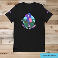 Image 1 of Genderqueer Pride Bird Unisex T-shirt