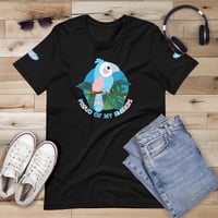 Image 2 of Transgender Pride Bird Unisex T-shirt