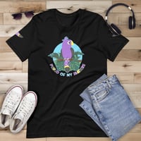Image 2 of Nonbinary Pride Bird Unisex T-shirt