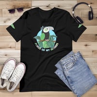 Image 2 of Aromantic Pride Bird Unisex T-shirt