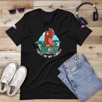 Image 2 of Lesbian Pride Bird Unisex T-shirt