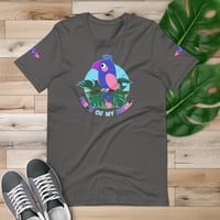 Image 3 of Genderqueer Pride Bird Unisex T-shirt