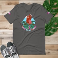 Image 3 of Lesbian Pride Bird Unisex T-shirt