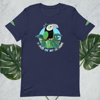 Image 3 of Aromantic Pride Bird Unisex T-shirt