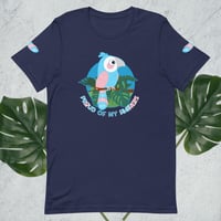 Image 4 of Transgender Pride Bird Unisex T-shirt
