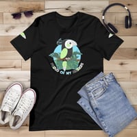 Image 3 of Agender Pride Bird Unisex T-shirt