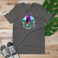 Image 3 of Asexual Pride Bird Unisex T-shirt