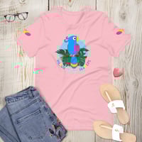 Image 5 of Pansexual Pride Bird Unisex T-shirt