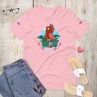 Image 5 of Lesbian Pride Bird Unisex T-shirt