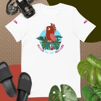 Image 6 of Lesbian Pride Bird Unisex T-shirt