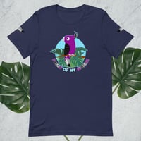 Image 6 of Asexual Pride Bird Unisex T-shirt