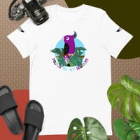 Image 7 of Asexual Pride Bird Unisex T-shirt