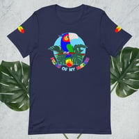 Image 6 of Rainbow Pride Bird Unisex T-shirt