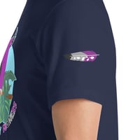 Image 8 of Asexual Pride Bird Unisex T-shirt