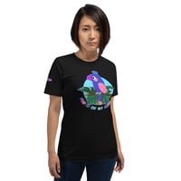 Image 11 of Genderfluid Pride Bird Unisex T-shirt