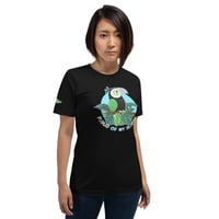 Image 11 of Aromantic Pride Bird Unisex T-shirt