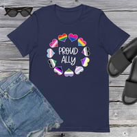 Image 9 of Proud Ally Unisex T-shirt
