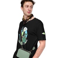 Image 12 of Agender Pride Bird Unisex T-shirt