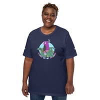 Image 13 of Asexual Pride Bird Unisex T-shirt