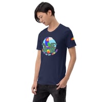 Image 13 of Rainbow Pride Bird Unisex T-shirt