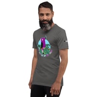 Image 14 of Asexual Pride Bird Unisex T-shirt