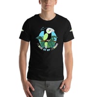 Image 15 of Agender Pride Bird Unisex T-shirt