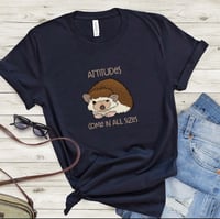 Image 2 of Hedgehog Attitude Unisex T-shirt