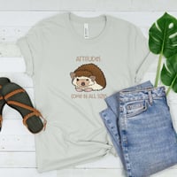 Image 4 of Hedgehog Attitude Unisex T-shirt