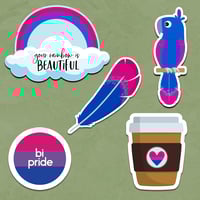 Bisexual Pride Sticker Collection-05e90391