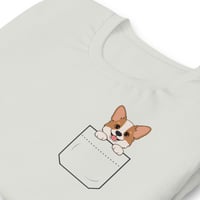 Image 2 of Pocket Corgi Unisex T-shirt