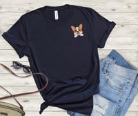 Image 3 of Pocket Corgi Unisex T-shirt