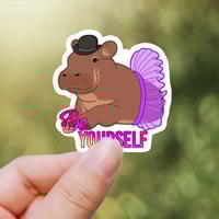 Image 2 of Dash Be Yourself Vinyl Sticker