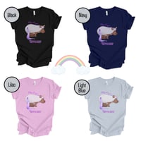 Image 7 of Dash the Hippocorn Unisex T-shirt
