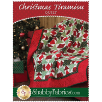 Image 1 of CHRISTMAS TIRAMISU 60" x 72" Quilt Pattern by Shabby Fabrics