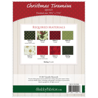Image 2 of CHRISTMAS TIRAMISU 60" x 72" Quilt Pattern by Shabby Fabrics