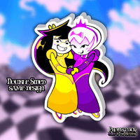 Image 1 of [PREORDER] Jade and Rose Prom Queens 2.5 Inch Acrylic Charm