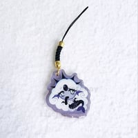 Image 2 of Black Pearl Phone Charm