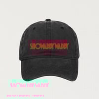 Image 1 of SHOWADDYWADDY CAP - BLACK/RED