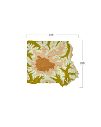 Image 5 of Mount Rainier National Park 3D Topography Map