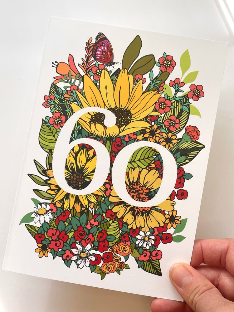 Image of 60th Birthday card