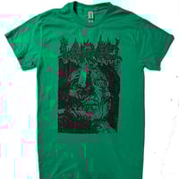 Image 1 of Larvae " Lust for the Dead " T-shirt Green